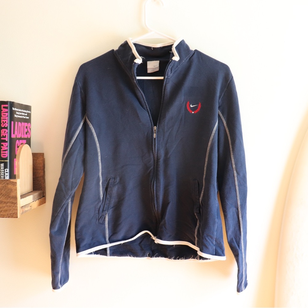 Vintage Nike blue zip up